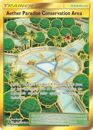 Carta Aether Paradise Conservation Area (SV87/68) do set Destinos Ocultos — Pokémon TCG | Bynx
