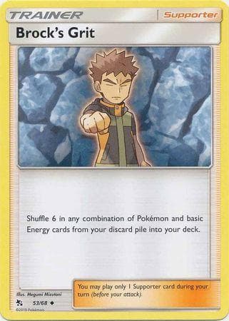 Carta Brock's Grit (53/68) do set Destinos Ocultos — Pokémon TCG | Bynx