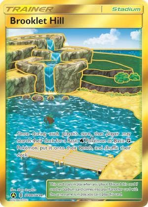 Carta Brooklet Hill (SV88/68) do set Destinos Ocultos — Pokémon TCG | Bynx