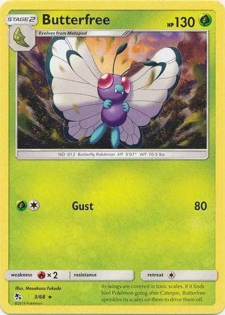 Carta Butterfree (3/68) do set Destinos Ocultos — Pokémon TCG | Bynx