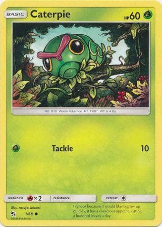 Carta Caterpie (1/68) do set Destinos Ocultos — Pokémon TCG | Bynx