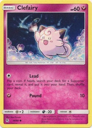 Carta Clefairy (38/68) do set Destinos Ocultos — Pokémon TCG | Bynx