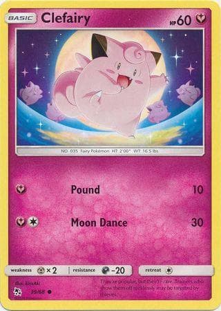 Carta Clefairy (39/68) do set Destinos Ocultos — Pokémon TCG | Bynx