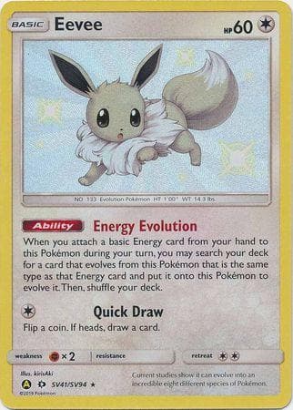 Eevee (SV41/68) — Destinos Ocultos