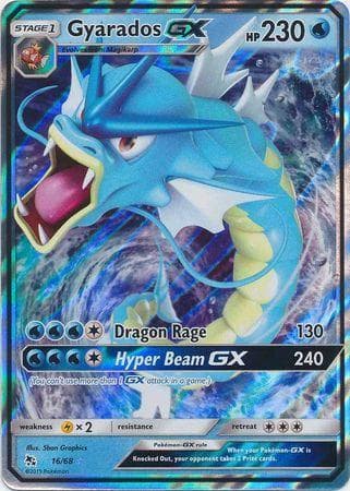 Carta Gyarados-GX (16/68) do set Destinos Ocultos — Pokémon TCG | Bynx