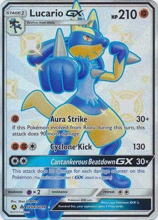 Carta Lucario-GX (SV64/68) do set Destinos Ocultos — Pokémon TCG | Bynx