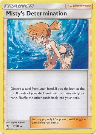 Carta Misty's Determination (62/68) do set Destinos Ocultos — Pokémon TCG | Bynx