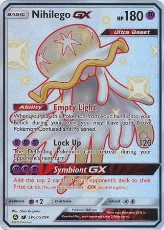 Carta Nihilego-GX (SV62/68) do set Destinos Ocultos — Pokémon TCG | Bynx