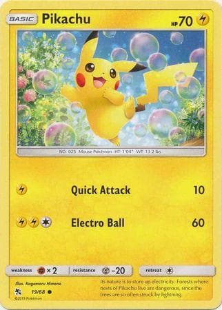 Pikachu (19/68) — Destinos Ocultos