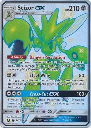 Carta Scizor-GX (SV72/68) do set Destinos Ocultos — Pokémon TCG | Bynx