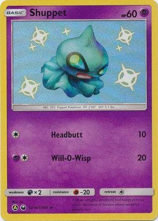 Carta Shuppet (SV16/68) do set Destinos Ocultos — Pokémon TCG | Bynx