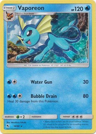 Vaporeon (18/68) — Destinos Ocultos