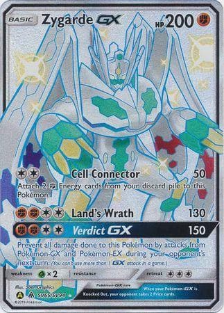Carta Zygarde-GX (SV65/68) do set Destinos Ocultos — Pokémon TCG | Bynx