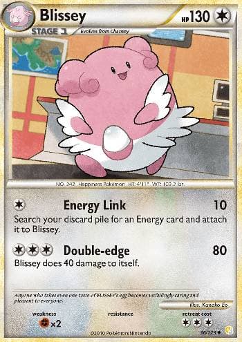 Carta Blissey (36/123) do set HeartGold SoulSilver — Pokémon TCG | Bynx