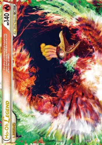 Carta Ho-Oh LEGEND (111/123) do set HeartGold SoulSilver — Pokémon TCG | Bynx