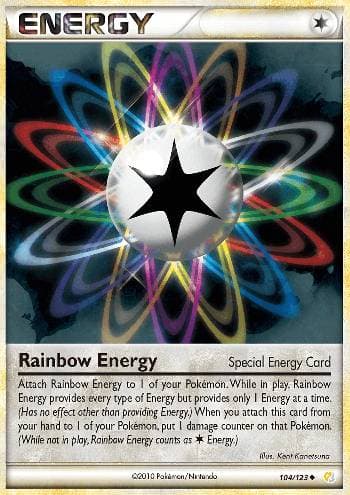 Rainbow Energy (104/123) — HeartGold SoulSilver