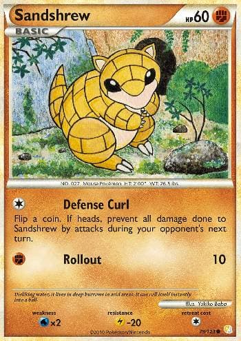 Sandshrew (79/123) — HeartGold SoulSilver
