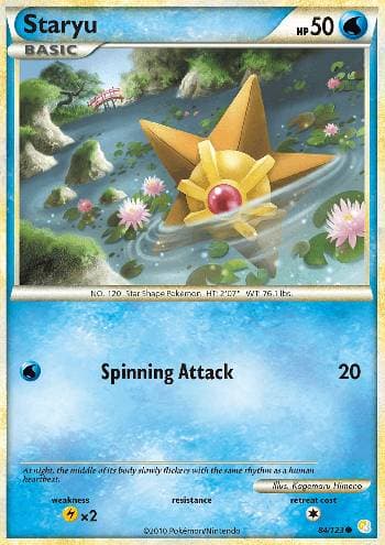 Staryu (84/123) — HeartGold SoulSilver