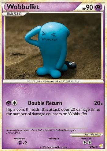 Carta Wobbuffet (13/123) do set HeartGold SoulSilver — Pokémon TCG | Bynx