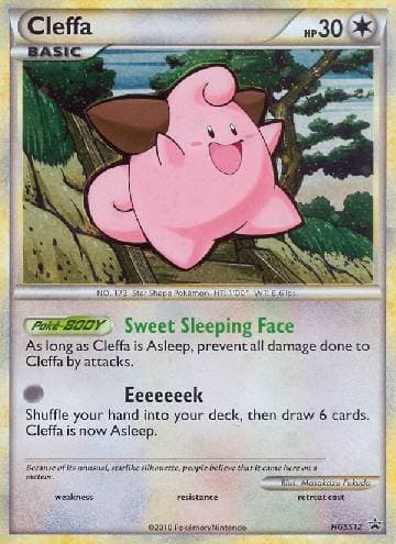 Cleffa (HGSS12/25) — HeartGold SoulSilver Promos