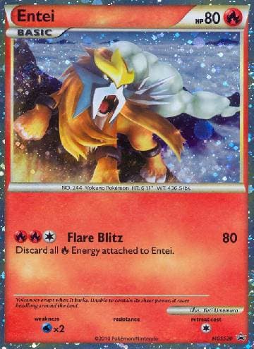 Entei (HGSS20/25) — HeartGold SoulSilver Promos