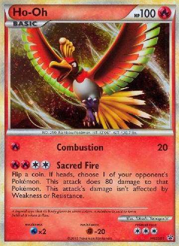 Ho-Oh (HGSS01/25) — HeartGold SoulSilver Promos