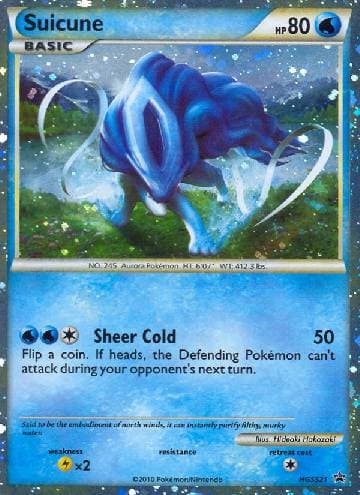 Suicune (HGSS21/25) — HeartGold SoulSilver Promos