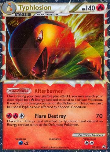 Carta Typhlosion Prime (HGSS09/25) do set HeartGold SoulSilver Promos — Pokémon TCG | Bynx