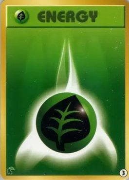 Carta Grass Energy (03/40) do set Intro Pack Neo - Chikorita Half Deck — Pokémon TCG | Bynx