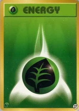 Carta Grass Energy (27/40) do set Intro Pack Neo - Chikorita Half Deck — Pokémon TCG | Bynx