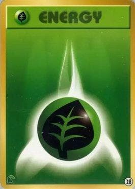 Carta Grass Energy (28/40) do set Intro Pack Neo - Chikorita Half Deck — Pokémon TCG | Bynx