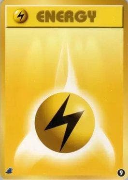 Carta Lightning Energy (09/40) do set Intro Pack Neo - Totodile Half Deck — Pokémon TCG | Bynx