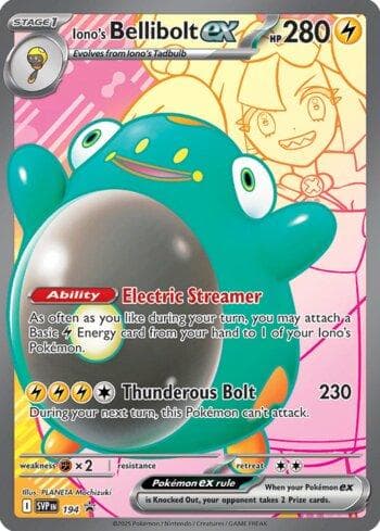 Carta Bellibolt ex da Kissera / Iono — Pokémon TCG | Bynx