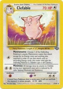 Carta Clefable (17/64) do set Selva — Pokémon TCG | Bynx