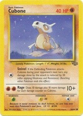 Carta Cubone (50/64) do set Selva — Pokémon TCG | Bynx