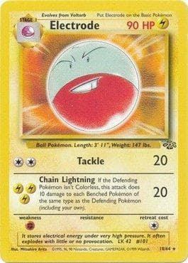 Carta Electrode (18/64) do set Selva — Pokémon TCG | Bynx