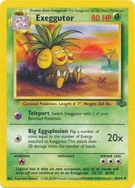 Carta Exeggutor (35/64) do set Selva — Pokémon TCG | Bynx