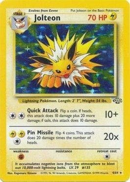 Carta Jolteon (4/64) do set Selva — Pokémon TCG | Bynx