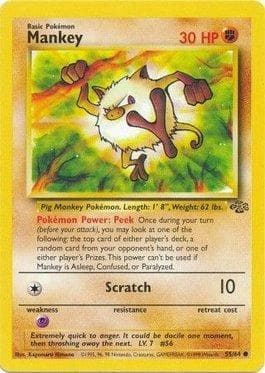 Carta Mankey (55/64) do set Selva — Pokémon TCG | Bynx