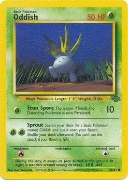 Carta Oddish (58/64) do set Selva — Pokémon TCG | Bynx