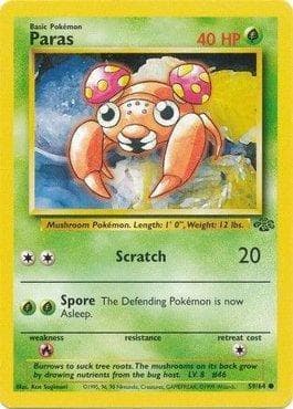 Carta Paras (59/64) do set Selva — Pokémon TCG | Bynx