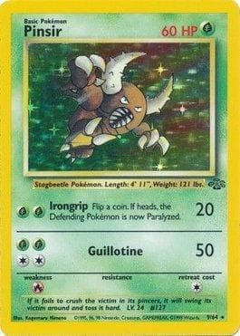Carta Pinsir (9/64) do set Selva — Pokémon TCG | Bynx