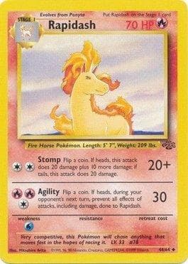 Carta Rapidash (44/64) do set Selva — Pokémon TCG | Bynx