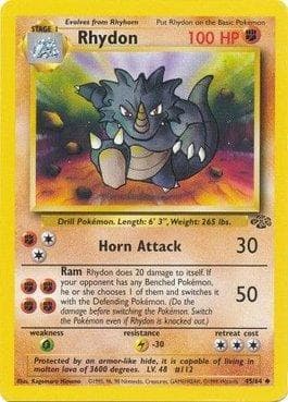 Carta Rhydon (45/64) do set Selva — Pokémon TCG | Bynx