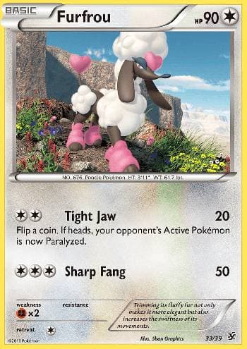 Carta Furfrou do set Conjunto para Iniciantes Kalos — Pokémon TCG | Bynx