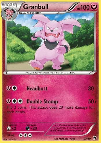 Granbull — Conjunto para Iniciantes Kalos