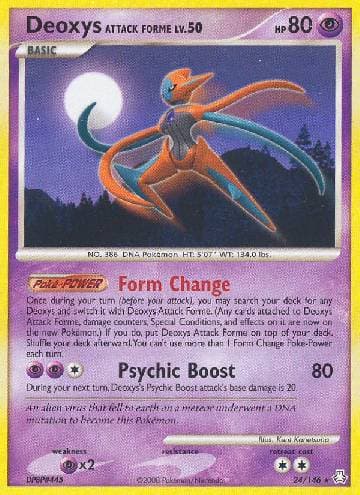 Carta Deoxys Attack Forme (24/146) do set Legends Awakened — Pokémon TCG | Bynx