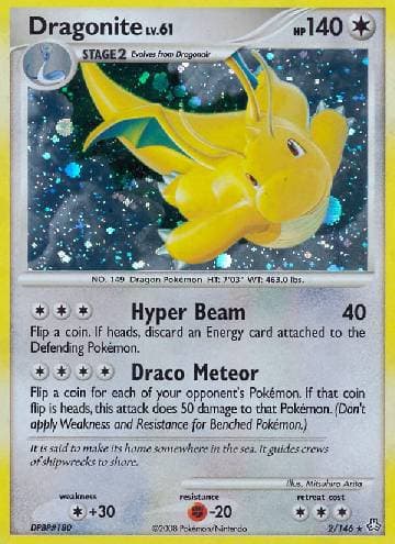 Carta Dragonite (2/146) do set Legends Awakened — Pokémon TCG | Bynx