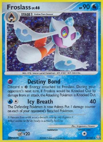 Carta Froslass (3/146) do set Legends Awakened — Pokémon TCG | Bynx