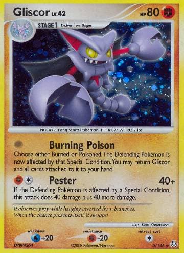 Carta Gliscor (5/146) do set Legends Awakened — Pokémon TCG | Bynx
